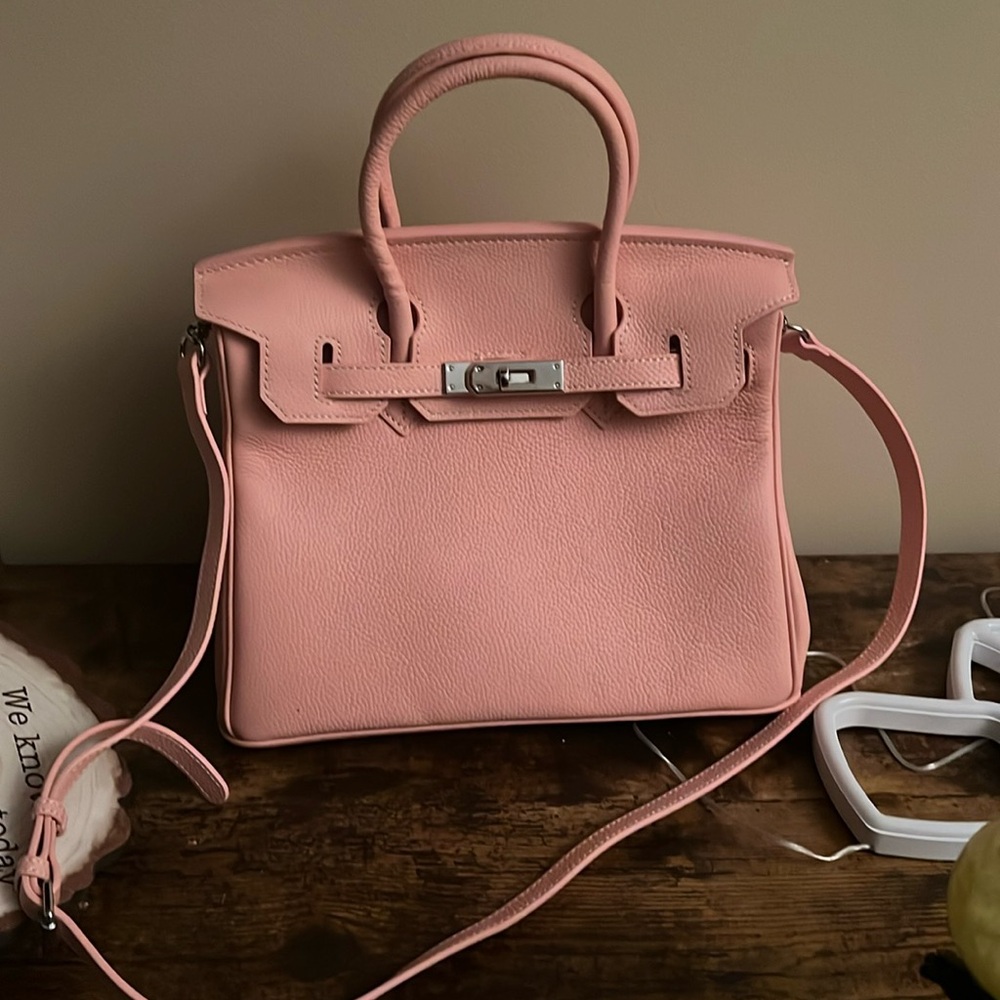 Pink leather Purse